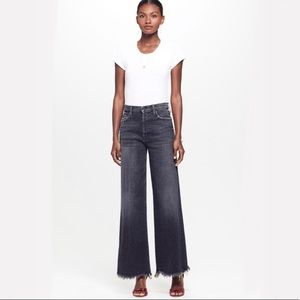 MOTHER Charcoal Flare Jeans